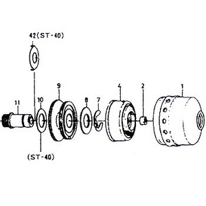 ダイワ(Daiwa) スピンキャスト ST-20 パーツ:ローター(部品No.004) 189