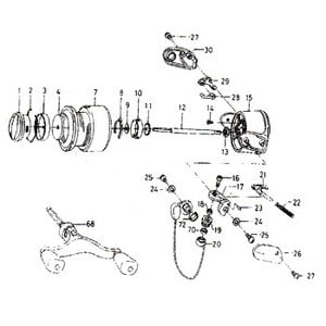 ダイワ(Daiwa) パーツ:チームダイワ・S2500iA/S2500iAW ドラグW No004  144:088｜アウトドア用品・釣り具通販はナチュラム