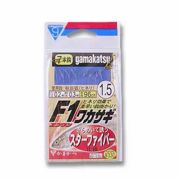 がまかつ(Gamakatsu) F1ワカサギ スターファイバー仕様 W130 ワカサギ仕掛け