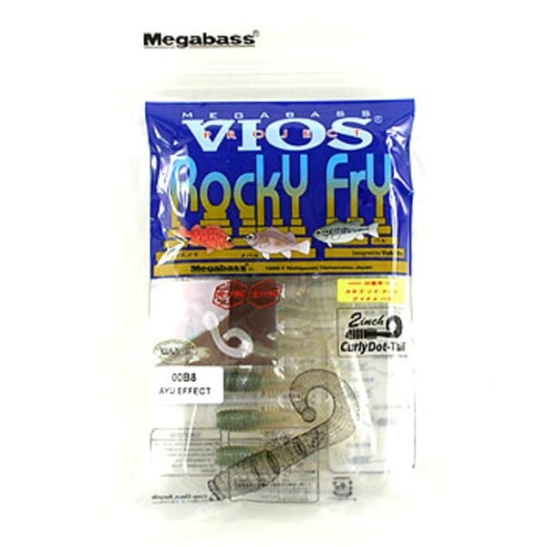 メガバス(Megabass) VIOS Rocky Fry CurlyDot-Tail   グラブワーム