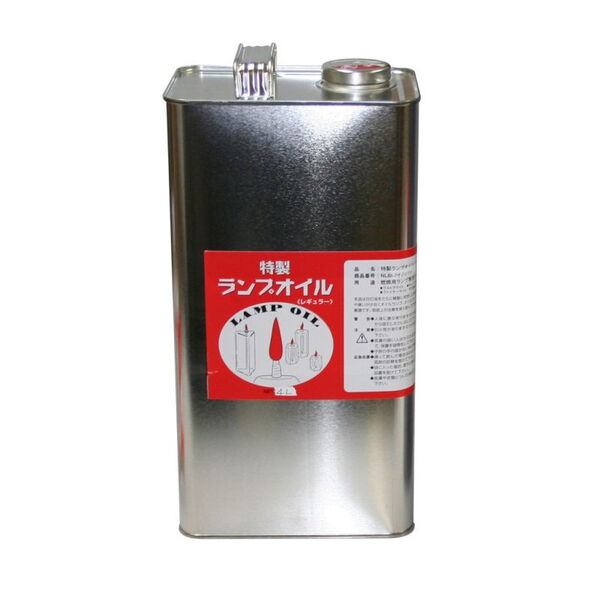飯塚カンパニー 特製ランプオイル4Liter缶 NL81040000 白灯油&アルコール