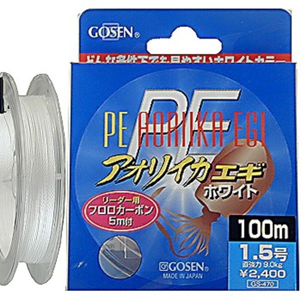 ゴーセン(GOSEN) PEアオリイカエギ 100m GS-470 エギング用PEライン