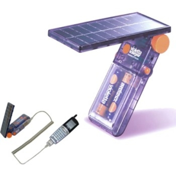 バイオレッタ ソーラーギア モバイル太陽電池/＜cdmaOne＞携帯電話充電セット   バッテリー･充電器