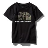 THE NORTH FACE(ザ･ノース･フェイス) S/S CAMO LOGO TEE(ショートスリーブ カモ ロゴ Tシャツ キッズ) NTJ31992 半袖シャツ(ジュニア/キッズ/ベビー)