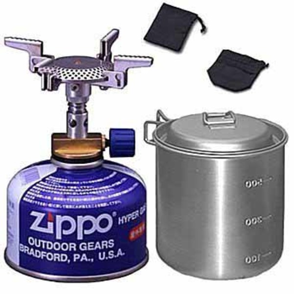 Zippo(ジッポー) ツーリングパック ストーブ&ステンレスケトル   ガス式