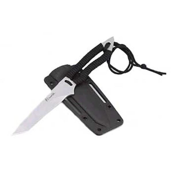 K-WORLD ネックナイフ ナイロンコード タントー プラシース付 G3NT シースナイフ