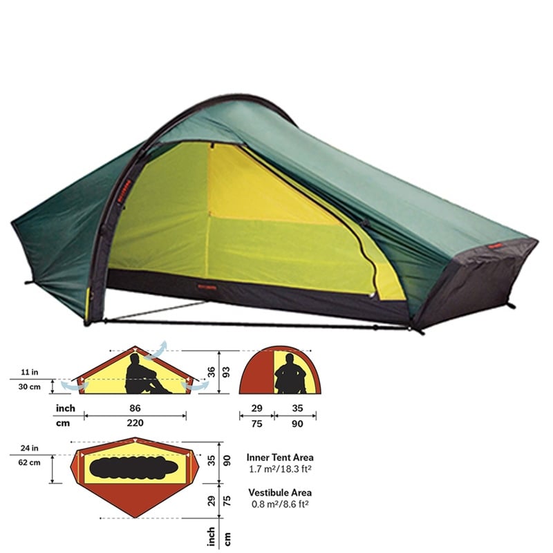 HILLEBERG(ヒルバーグ) アクトテント 12770001008000｜アウトドア用品