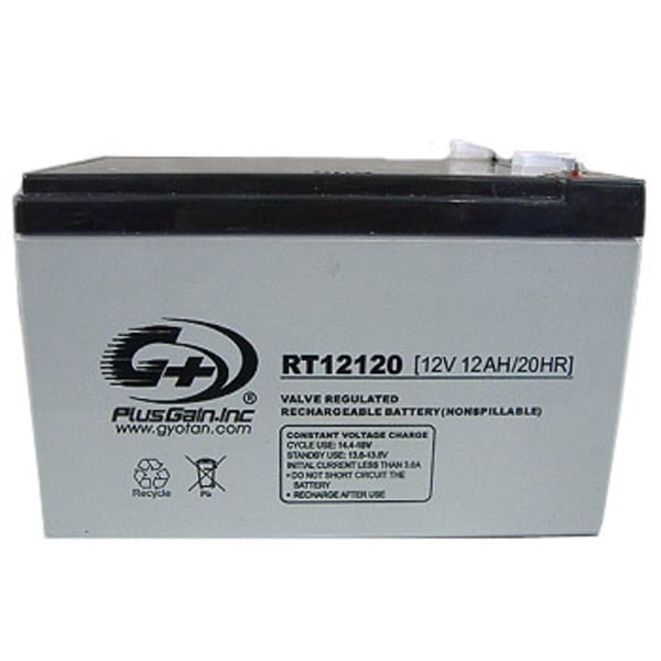 PlusGain(プラスゲイン) 魚探用バッテリー 12A PG-12A12V 魚群探知機