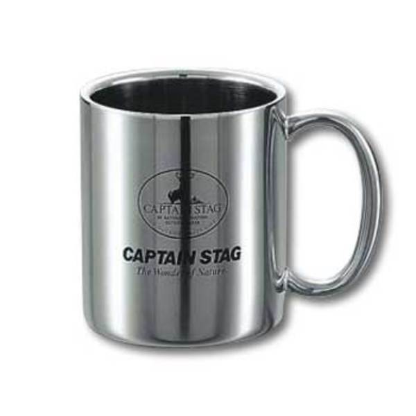 キャプテンスタッグ(CAPTAIN STAG) パラオ ダブルステンマグカップ310ml M-1250 ステンレス製マグカップ