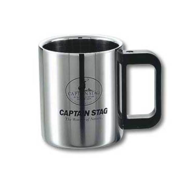 キャプテンスタッグ(CAPTAIN STAG) マレー ダブルステンマグカップ310ml M-1246 ステンレス製マグカップ