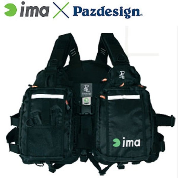 アムズデザイン(ima) ima×Pazdesign 2006フローティングベスト 404009 タックル収納付き