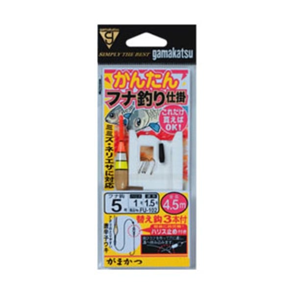 がまかつ(Gamakatsu) かんたんフナ釣り仕掛 FU-102 その他淡水用品