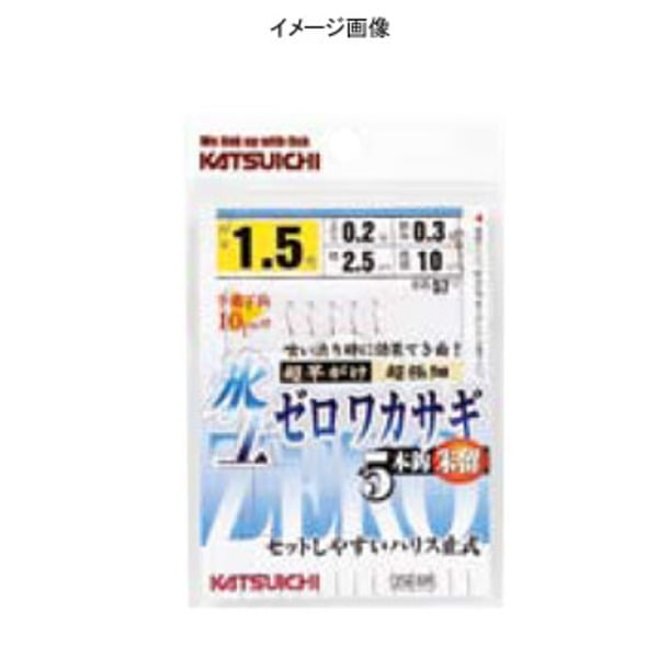 カツイチ(KATSUICHI) 氷上ゼロワカサギ 朱留 ZW-5R   ワカサギ仕掛け