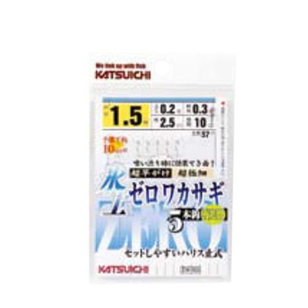 カツイチ(KATSUICHI) 氷上ゼロワカサギ 夜光留 ZW-5G   ワカサギ仕掛け