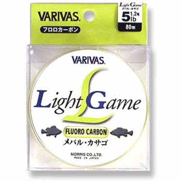 バリバス(VARIVAS) バリバス ライトゲーム フロロカーボン 80m   ライトゲーム用フロロライン