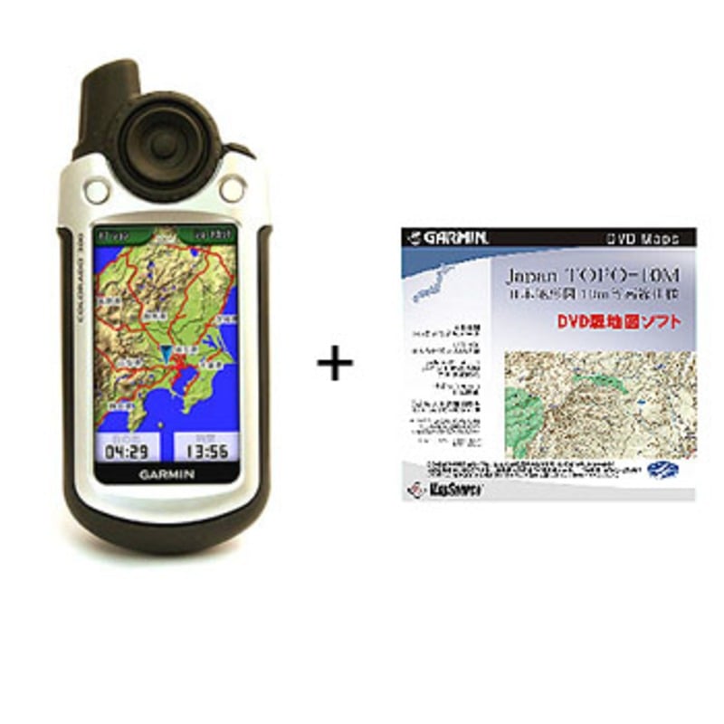 GARMIN(ガーミン) Colorado(コロラド)300日本語版 TOPO-10M VER.8DVD版セット  62234/61200｜アウトドア用品・釣り具通販はナチュラム