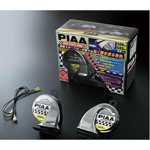 PIAA HO-7 PIAA (ユーロ スポーツホーン) 500/600HZ クロームメッキ 653306