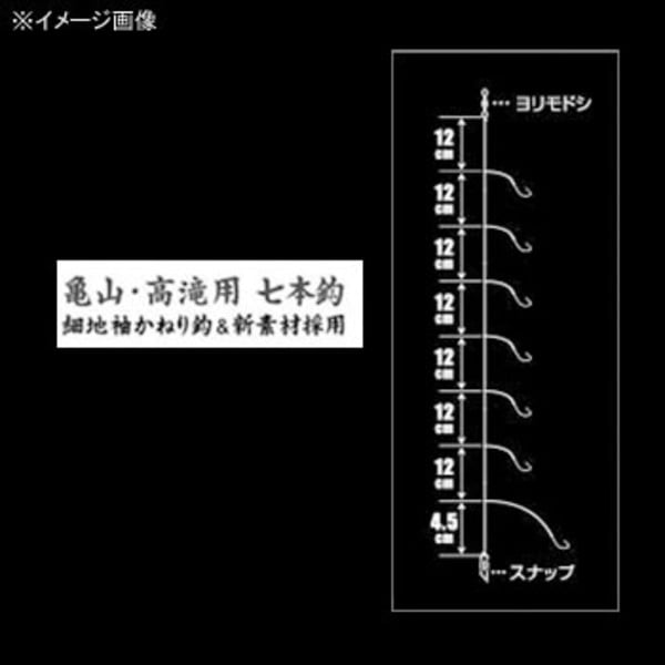 バリバス(VARIVAS) バリバス ワカサギ仕掛け ご当地仕様 亀山･高滝用 七本鈎 細地袖   ワカサギ仕掛け