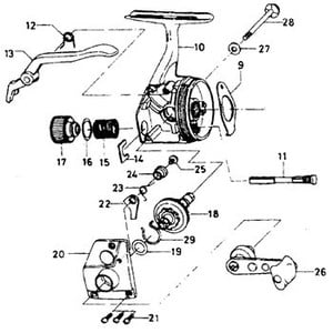 ダイワ(Daiwa) パーツ:カーボストライカーST-20 ストッパーSP NO.023 133367｜アウトドア用品・釣り具通販はナチュラム