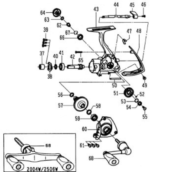 ダイワ(Daiwa) パーツ:レガリス 1500 ドライブギヤー NO.057 138480 1000～2500番用その他パーツ