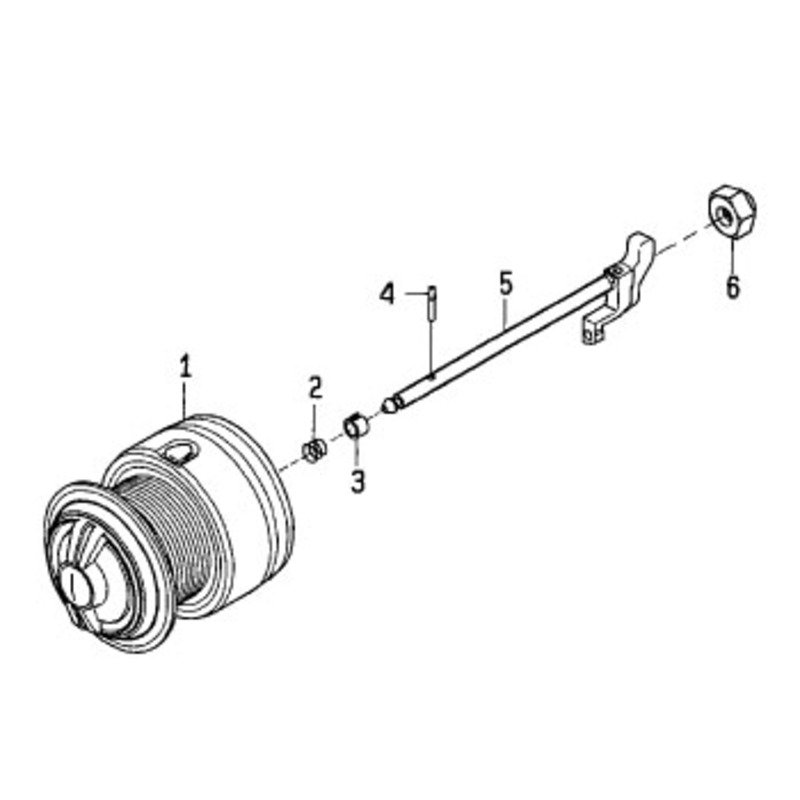 ダイワ(Daiwa) パーツ:トライソ SHOX 2300LBD メタルSP NO.002 133775