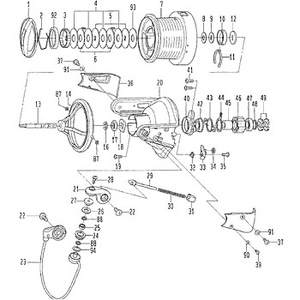 ダイワ(Daiwa) パーツ:パワーサーフ6000QD キックガイド NO.031