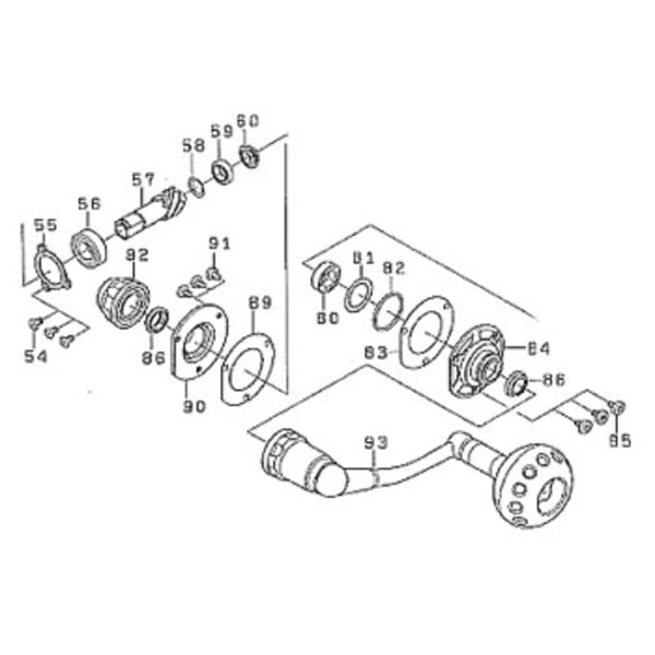 ダイワ(Daiwa) パーツ:10ソルティガ 4000 ハンドルパッキン NO.086 185169｜アウトドア用品・釣り具通販はナチュラム