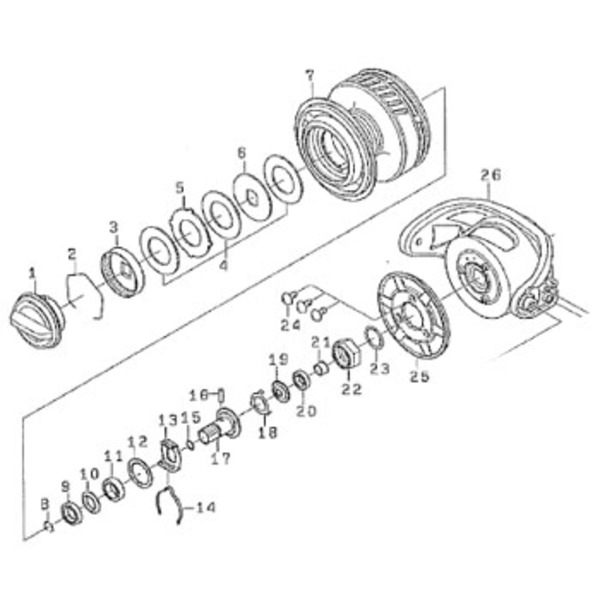 ダイワ(Daiwa) パーツ:10ソルティガ 4000H ドラグリング NO.002 185059｜アウトドア用品・釣り具通販はナチュラム