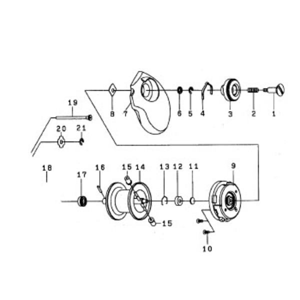 ダイワ(Daiwa) パーツ:スマックレッドチューン100HL スプール(14･16-17･102) NO.014 129513 手巻き船リールパーツ