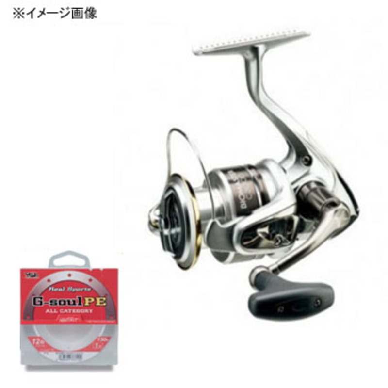 シマノ(SHIMANO) 11バイオマスターC3000HGu0026リアルスポーツ G-soul PE 100m 12LB/1号