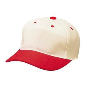 エスエスケイ(SSK) 角ツバ６方型ベースボールキャップ 野球帽子 Ｓ（５１ー５４ｃｍ） １２２０（アイボリー×レッド） SSK-BC062