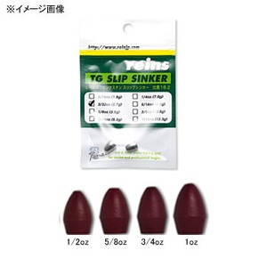 reins(レインズ) ＴＧ（タングステン） スリップシンカー カラー ３／４ｏｚ レッド