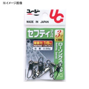 植田漁具株式会社 セフティスナップ付 １０号 黒