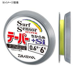 ダイワ(Daiwa) サーフセンサー ハイパーテーパー ちから糸＋Ｓｉ ０．８-６号 イエロー×ステルスゴールド 4630247