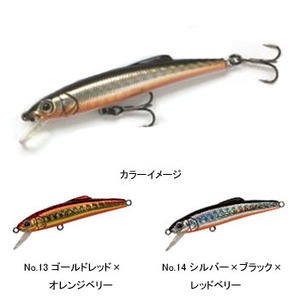 タックルハウス(TACKLE HOUSE) Ｂｕｆｆｅｔ（バフェット） Ｓ６５ ６５ｍｍ Ｎｏ．１４ シルバー×ブラック×レッドベリー