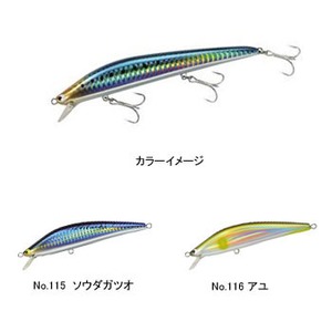 タックルハウス(TACKLE HOUSE) Ｋ-ＴＥＮ ブルーオーシャン スリムタイプミノーフローティング １２５ｍｍ Ｎｏ．１１５ ソウダガツオ BKF-125