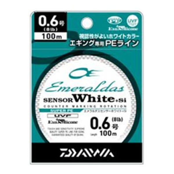 ダイワ(Daiwa) エメラルダスセンサー ホワイト+Si 100m 04625941 エギング用PEライン