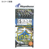 ハヤブサ(Hayabusa) 太ハリスサビキ リアルシラス HS417 仕掛け