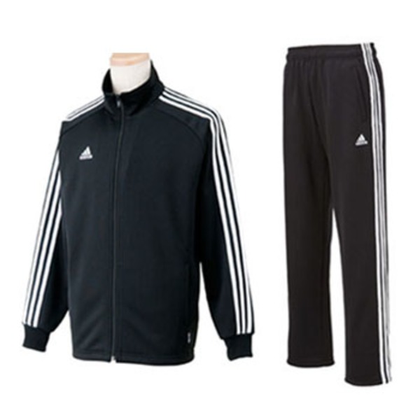 adidas(アディダス) BU914+BU915 3S ウォームアップジャケット･パンツ 上下セット BU914+BU915 ウインドブレイカー上下セット