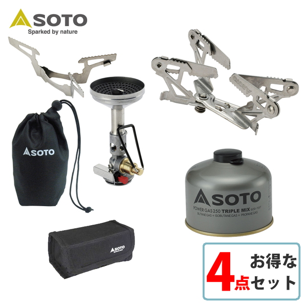 SOTO SOD-310 マイクロレギュレーターストーブとマクライトのセット