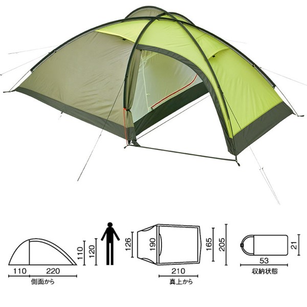 Coleman(コールマン) タトラ 3 2000017194 ファミリードームテント