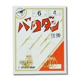 かわせみ針 バクダン仕掛6本針(2組入) K-4 仕掛け