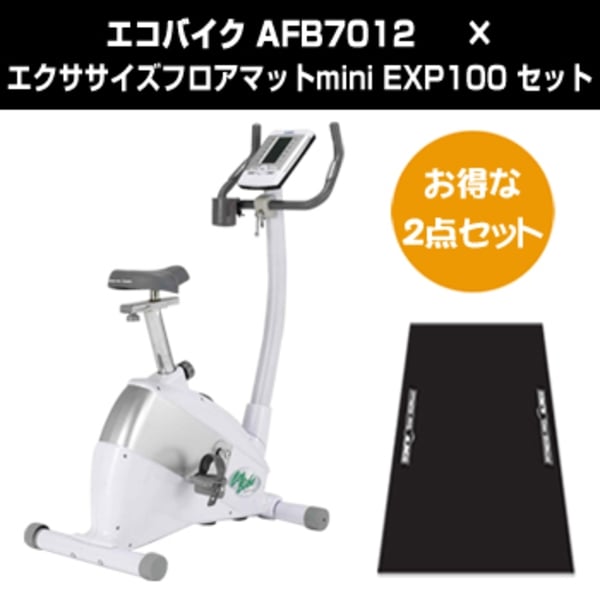 アルインコ(ALINCO) エコバイク AFB7012 × エクササイズフロアマットmini EXP100 セット  AFB7012｜アウトドア用品・釣り具通販はナチュラム