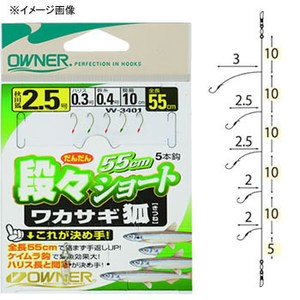 オーナー針 段々ショートワカサギ狐 33401 ワカサギ仕掛け