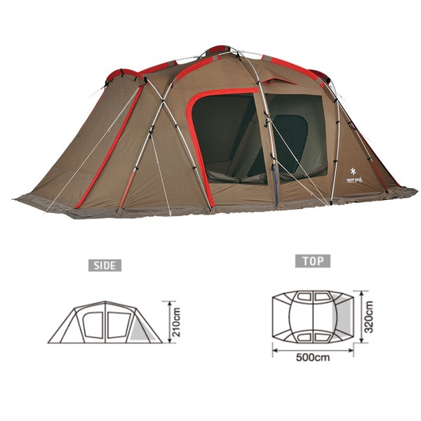 スノーピーク タシーク TP-640 ツールームテント アウトドア キャンプ