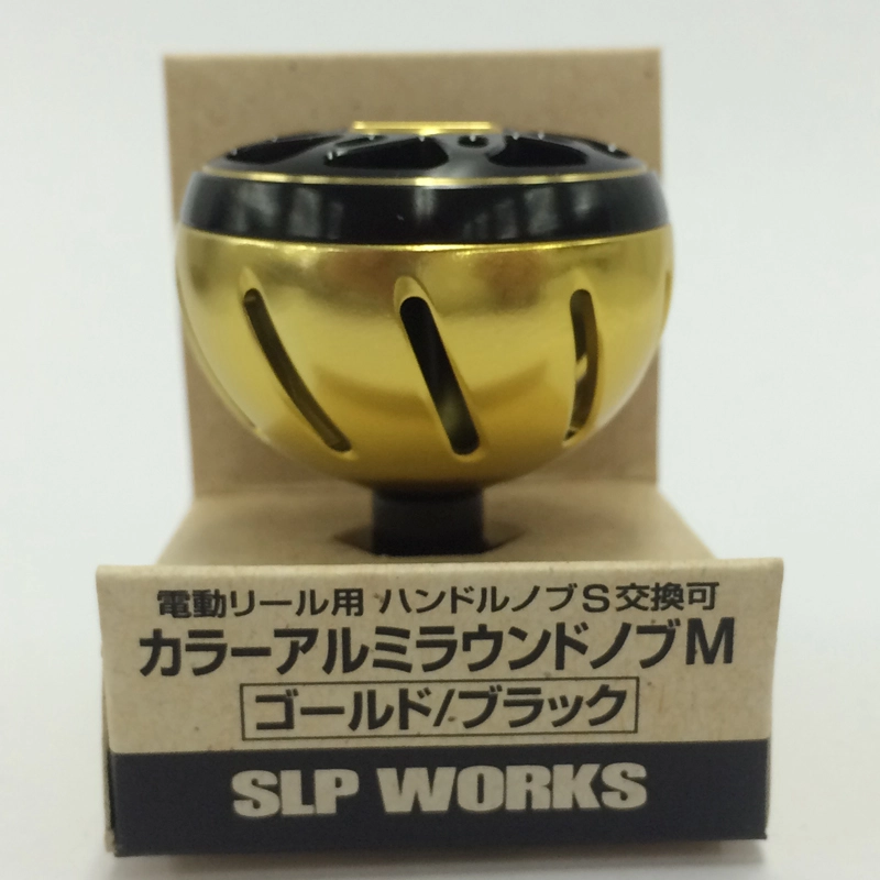 MR:Daiwa SLP WORKS(ダイワSLPワークス) ハンドルノブ SLPW 粗い アルミラウンドノブ L 電動・