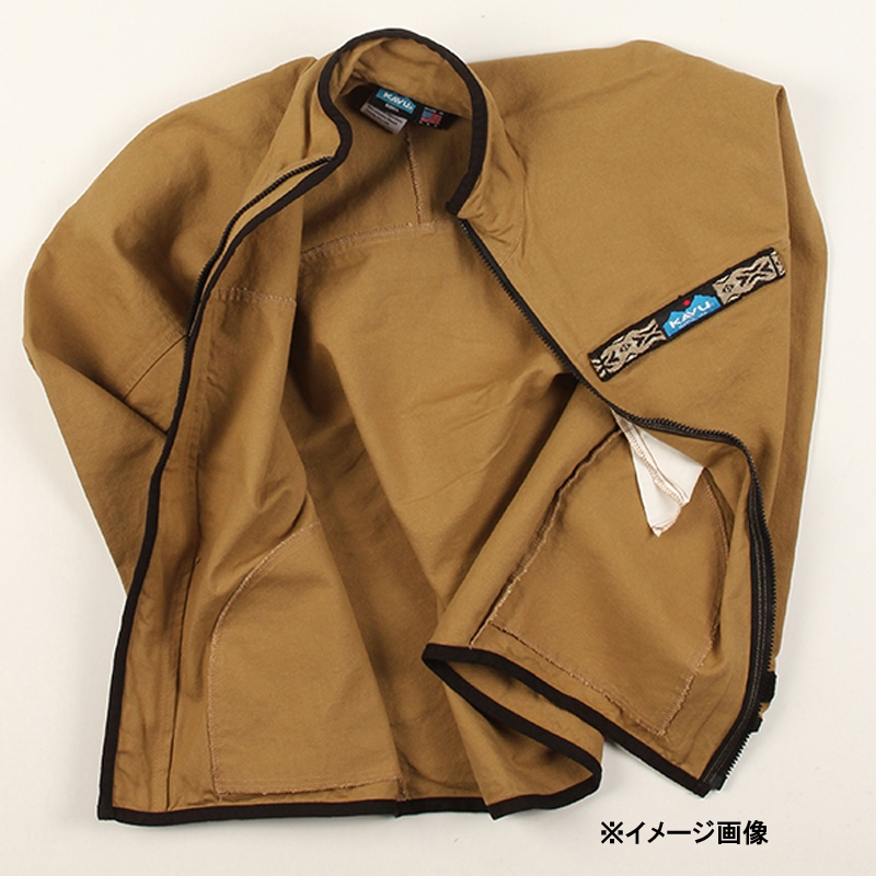 KAVU カブー 90年代 アメリカ製 スローシャツ カーキ 焚火ウェア