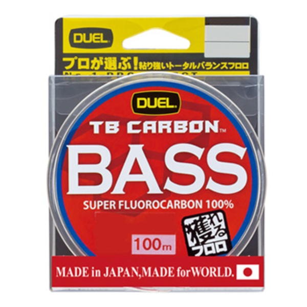 デュエル(DUEL) TB カーボン バス 100m H3553 ブラックバス用フロロライン