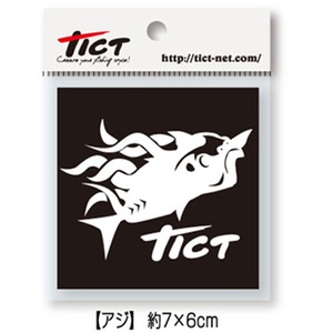 TICT(ティクト) カッティングステッカー アジ