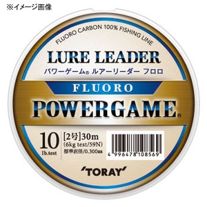 東レモノフィラメント(TORAY) パワーゲーム ルアーリーダー フロロ ３０ｍ ５号／２０ｌｂ ナチュラル S75G